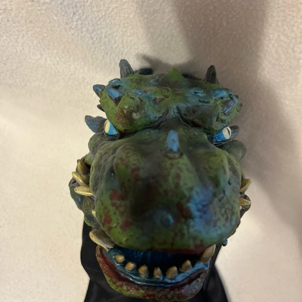 Green and Blue Reptile Habitat Accessory Dinosaur
